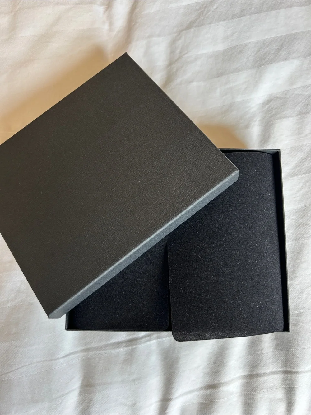 Black Jewelry Organizer Gift Box - Tennis Necklace